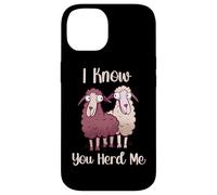 Funny Sheep Pun I Know You Herd Me Sheep Lover Case for iPhone 14