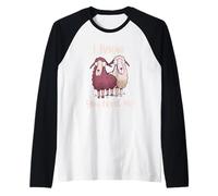 Funny Sheep Pun I Know You Herd Me Sheep Lover Raglan Baseball Tee