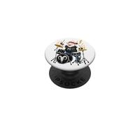 Funny Sheep Rock Music Band Drumming Drummer Joke PopSockets Adhesive PopGrip