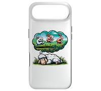 Funny Sheep Sleep Shirt Pajamas Counting Sheep Rabbits Case for iPhone Air