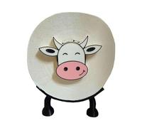 Funny Sheep Toilet Paper Holder, Freestanding Bathroom Set, 3D Printed Unique Funny Black Cow Toilet Roll Holder, Cute Tissue Roll Storage,Kuh-1pc