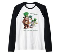 Funny Shenanigans I Dont Know What You Mean St Patricks Day Raglan Baseball Tee