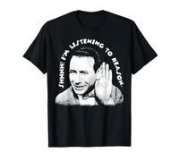 Funny Shhhh I'm Listening to Reason Unisex for Men, Women T-Shirt