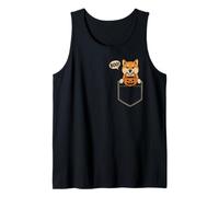 Funny Shiba Inu Halloween Shiba Inu Dog Pocket Boo Tank Top