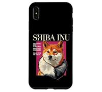 Funny Shiba "The Art of the Side Eye" Magazine Cover Parody Case for iPhone XS Max