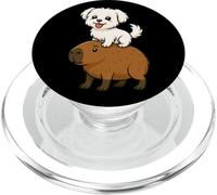 Funny Shih Tzu Capybara Animal Lover Mom Dad Kids PopSockets PopGrip for MagSafe