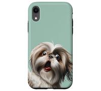 Funny Shih Tzu Taking a Selfie Dog Mom Puppy Dad Case for iPhone XR