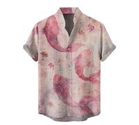 Funny Shirts for Men Short Sleeve | Casual Animal Printed Designer Fashion Tops | Summer Hawaiian Holiday Beach Shirt | Vacation Outfits | Country Style Gym Running Breathable Athletic Tops