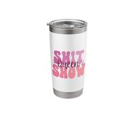 Funny Shit Show Queen Mom and Chaos Coordinator Stainless Steel Insulated Tumbler