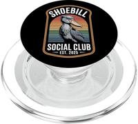 Funny Shoebill Stork Bird Social Club PopSockets PopGrip for MagSafe