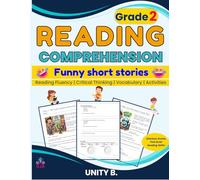 Funny short stories for reading comprehension Grade 2: Reading Book for 2nd graders (UJB Grammar Skills)