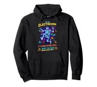Funny Shut The Main Breaker Off Electrician Humor Pullover Hoodie