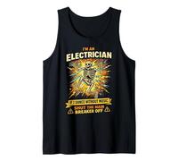 Funny Shut The Main Breaker Off Electrician Humor Tank Top