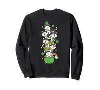 Funny Siberian Husky Clover St Patricks Day Womens Mens Kids Sweatshirt