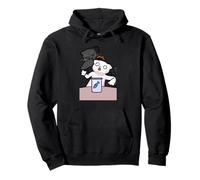 Funny Sibling Rivalry Cat Cartoon Meme Pullover Hoodie