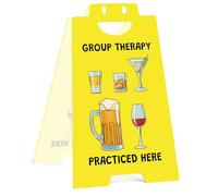 Funny Sign for Coffee Home Bar Decorative Gift for Bar Beer Signs for Pub Club Acrylic Plaque Funny White Elephant Christmas Birthday Gifts Acrylic Yellow Cubicle Decor