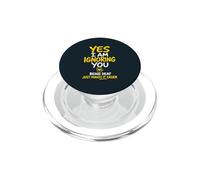 Funny Sign Language Interpreter ASL Deaf Community PopSockets PopGrip for MagSafe