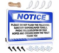 Funny Signs Billiard Notice Please Do Not Flush The Following Sanitary Tin Sign Funny Gifts for Boss Restroom Decor (Size : 20X30CM)