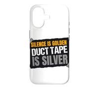 Funny Silence is Golden Duct Tape is Silver Speech Costume Case for iPhone 17