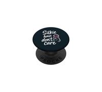 Funny Silkie Chicken Mom Backyard Hen Silkies PopSockets Adhesive PopGrip
