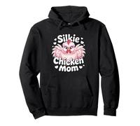Funny Silkie Chicken Mom Poultry Lover Women Gift Pullover Hoodie