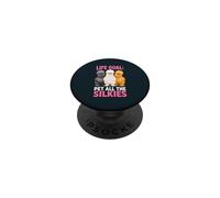 Funny Silkie Chickens PopSockets Adhesive PopGrip