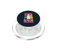 Funny Silkie Chickens PopSockets PopGrip for MagSafe