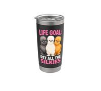 Funny Silkie Chickens Stainless Steel Insulated Tumbler