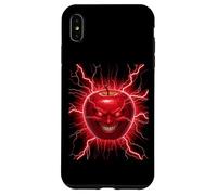 Funny Silly AI Niche Evil Apple Gen Z Meme Fruit Case for iPhone XS Max