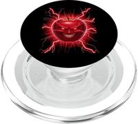 Funny Silly AI Niche Evil Apple Gen Z Meme Fruit PopSockets PopGrip for MagSafe