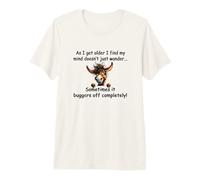 Funny Silly Donkey Mule Mens Ladies Gents Retirement Gift Premium T-Shirt