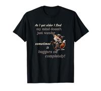 Funny silly fox mens ladies mum dad foxey retirement gift T-Shirt