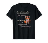 Funny silly fox mens ladies mum dad foxey retirement gift T-Shirt