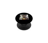 Funny Silly Goofy Cat Face Kitty Humor PopSockets Adhesive PopGrip