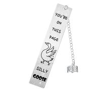 Funny Silly Goose Book Marks for Reading Women Funny Bookmarks Gifts for Book Lovers Gifts for Bookish Bookworm Reading Accessories Silly Goose Gifts for Women Friends Christmas Birthday Present