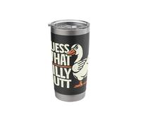 Funny Silly Goose Meme Stainless Steel Insulated Tumbler