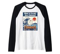 Funny Silly Goose Meme, What If Im Not Silly Enough Raglan Baseball Tee