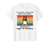 Funny silly penguin t-shirt mens ladies retirement gift T-Shirt