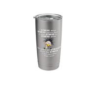 Funny Silly Stressed Ladies Gents Ostrich Rhea Stress Stainless Steel Insulated Tumbler