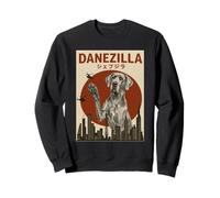 Funny Silver Great Dane Dog Lover Sweatshirt