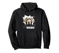 Funny Silver Lab Dog, Silver Labrador Retriever Humor Pullover Hoodie
