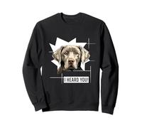 Funny Silver Lab Dog, Silver Labrador Retriever Humor Sweatshirt