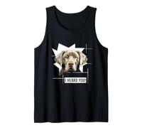 Funny Silver Lab Dog, Silver Labrador Retriever Humor Tank Top