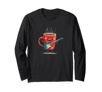 Funny Singing Winter Cup with Guitar for Boys and Girls Long Sleeve T-Shirt