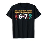 Funny Six Seven 6 7 Meme for Music Teacher T-Shirt