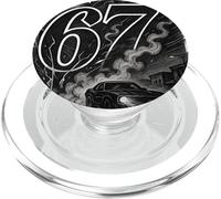 Funny Six Seven 6 7 Meme Gen Alpha Slang 67 On The Street PopSockets PopGrip for MagSafe