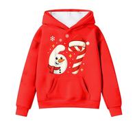 Funny Six Seven 6 7 Meme Unisex Cotton Sweatshirt School T-Shirt Autumn Winter Holiday Party Travel Essentials Top School T-Shirt Boys Girls Holiday Essential Red