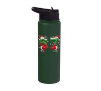 Funny Six Seven 67 Meme 6 7 Christmas Santa Hand Boys Teens Stainless Steel Insulated Water Bottle
