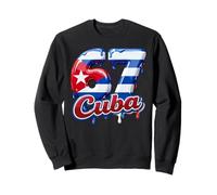 Funny Six Seven Ice Cream Drip 6 7 Kids Meme 67 Cuba Flag Sweatshirt
