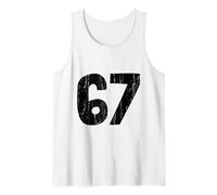 Funny Six Seven Meme, Youth, Gen Alpha, 6 7 Slang Tank Top